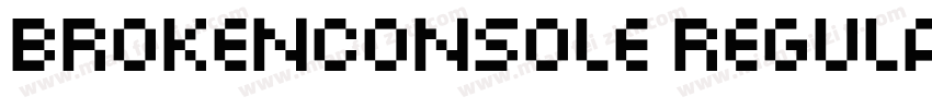 BrokenConsole Regula字体转换